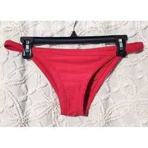 Seafolly Bikini Womens 10 Australia‎ Brazilian Cut Bottoms Ribbed Swimsuit NEW
